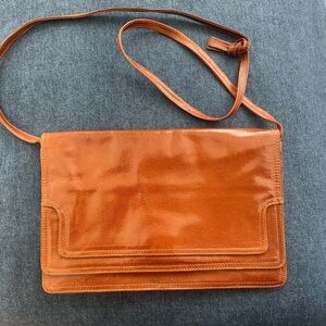 Bottega Veneta Tan Leather Crossbody Bag